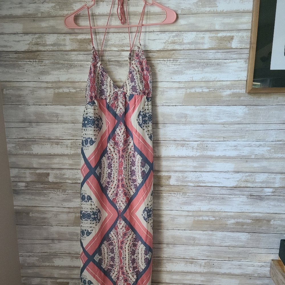 O'Neill boho pattern maxi dress size small
